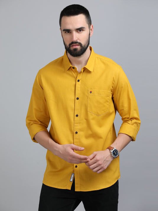Cotton Linen Mild Yellow-Stain Proof Shirt